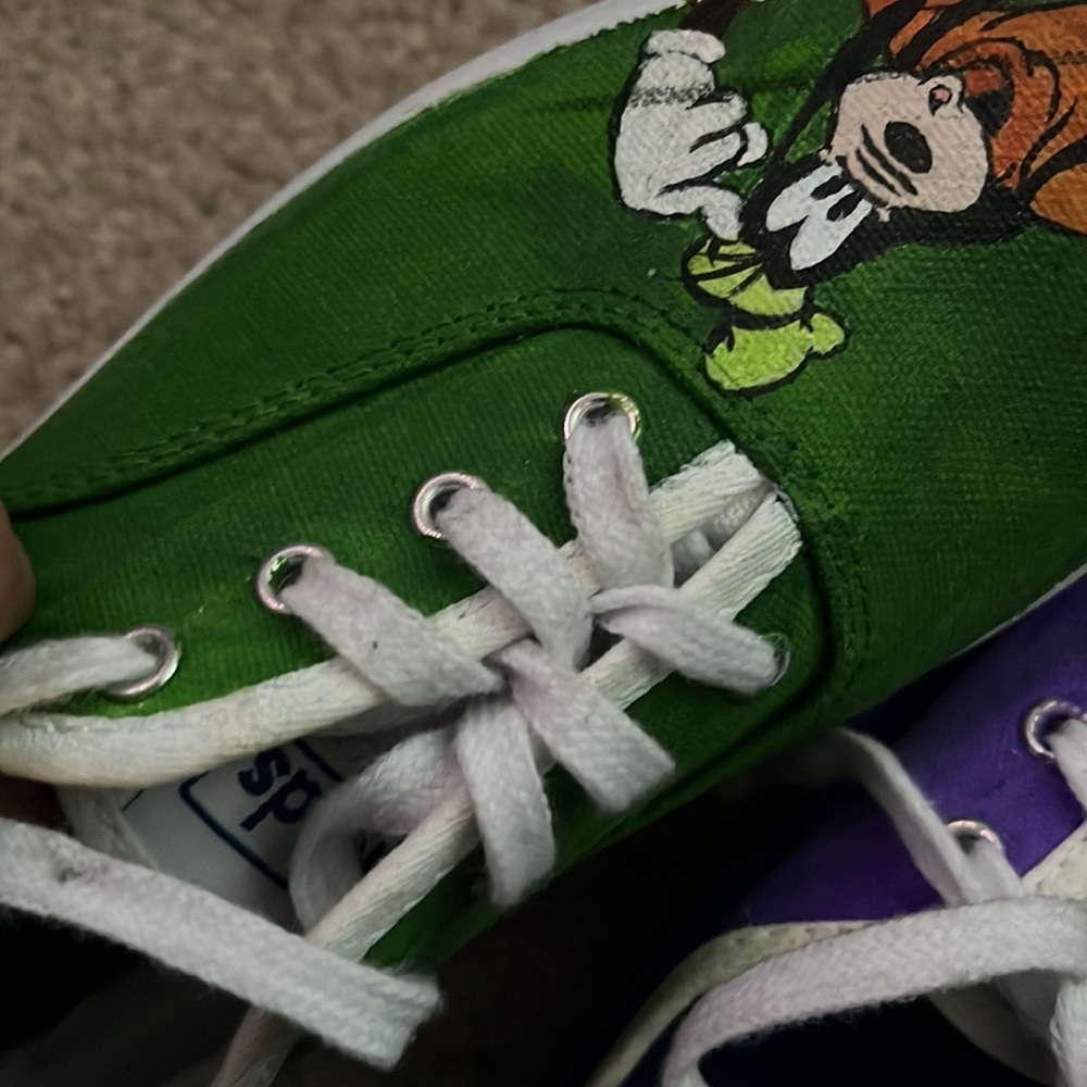 Ked’s- Hand Painted Goofy Shoes size 5.5 - Picture 9 of 10